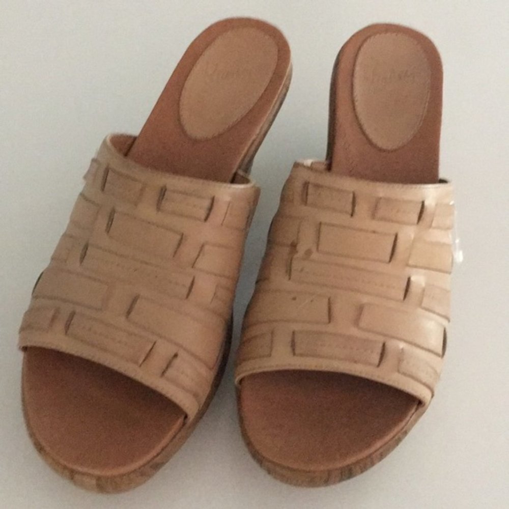 Kravings tan heels sandals -  8